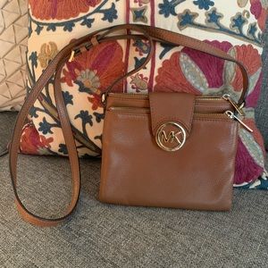 Michael Kors brown satchel